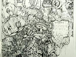 随笔 简易黑白画