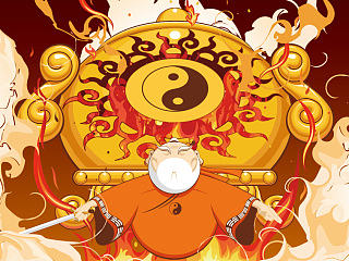 《半路出家》手机壁纸，西游记，不倒翁
