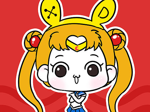 画了一套呀么手鸡壁纸