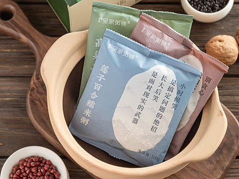 轻中式七日粥产品拍摄