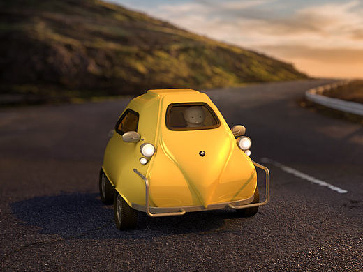 [C4D]小汽车