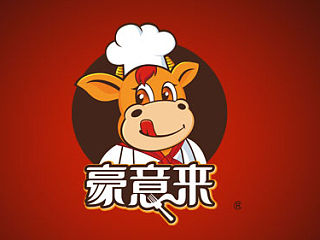 牛排馆标志设计