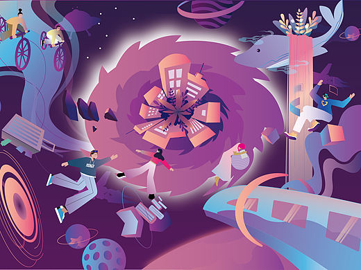 宇宙遨游（个人主页-ZNjA3OTcxMDg=） - 商业插画 - 站酷设计师Z283758194原创素材 - 站酷ZCOOL