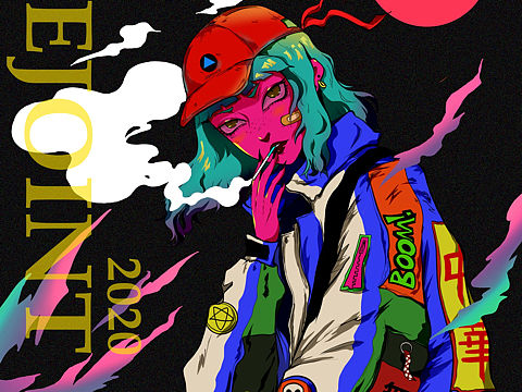 procreate万恶青年系列（个人主页-ZNDI0ODQ0MTY=） - 新锐潮流插画 - 站酷设计师JeannePeggy原创素材 - 站酷ZCOOL