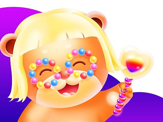 CANDY-X星球熊博士（个人主页-ZMjEyMTYwNjQ=） - IP形象 - 站酷设计师lan阿什原创素材 - 站酷ZCOOL