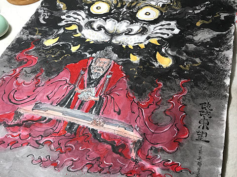 上善凡品原創作品，《依依東望》