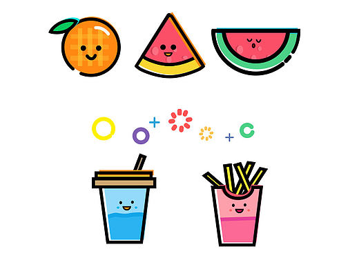 练习描边风格小图标