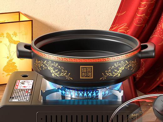 玻璃盖砂锅