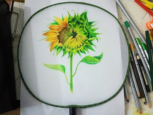 紫蓝金刚鹦鹉|纯艺术|绘画|滴水和涟漪_原创作品-站酷zcool