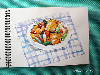 #每天堅持一點點#日常練習(xí)水彩小畫（個人主頁-ZNjg2NzQ4MA==） - 創(chuàng)作習(xí)作 - 站酷設(shè)計師huanglanhehe原創(chuàng)素材 - 站酷ZCOOL