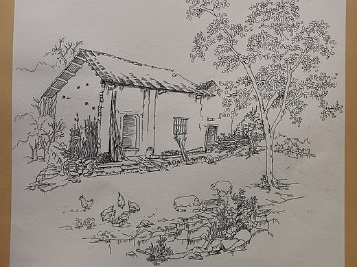 卸甲坪土家族乡写生