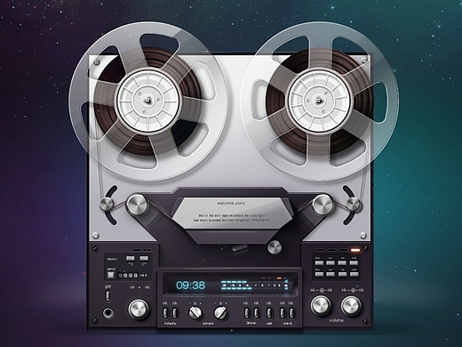 第一次临摹 tape recorder