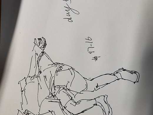 #速写60天挑战赛#  day58 @速写班长 