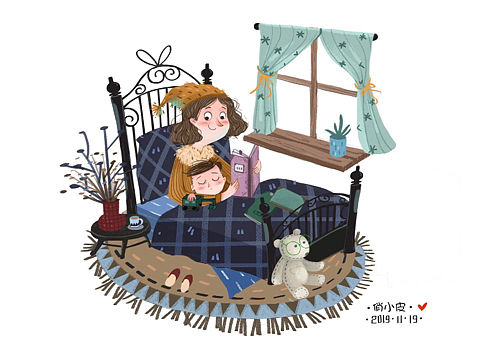 兒童插畫（個人主頁-ZNDEyOTc5OTY=） - 兒童插畫 - 站酷設(shè)計(jì)師俏小皮原創(chuàng)素材 - 站酷ZCOOL