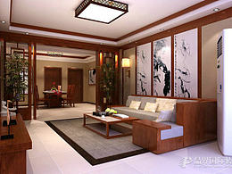 石家莊奧北公元134平【新中式】案例裝修效果圖