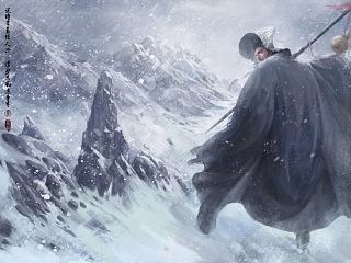 张墨一《水浒传》 雪夜上梁山