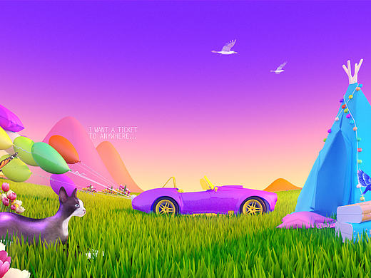 C4D自制壁纸5