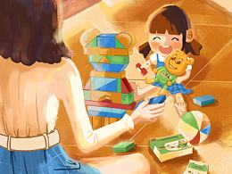 参加大广赛的画的