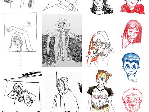 2018插画练习（个人主页-ZMzI3NjM2NDA=） - 创作习作 - 站酷设计师kakiiiiiii原创素材 - 站酷ZCOOL