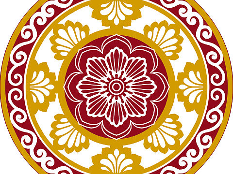圓形地毯圖案繪制（個(gè)人主頁-ZNTI4NjQ5MDQ=） - 傳統(tǒng)/民族服飾 - 站酷設(shè)計(jì)師Z67781122原創(chuàng)素材 - 站酷ZCOOL