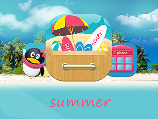 summer（个人主页-ZNTQyNzQ2NA==） - 主题/皮肤 - 站酷设计师康娃6原创素材 - 站酷ZCOOL