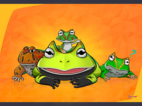 角蛙 霸王 蝴蝶 钟角