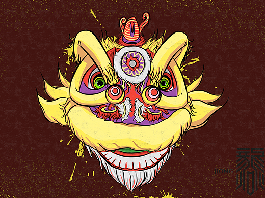 醒狮_创意设计作品图片素材-站酷zcool