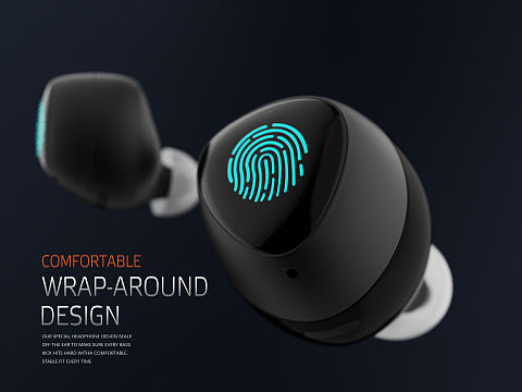 C4D渲染 耳机渲染