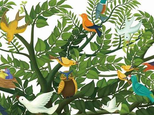 毕业设计做的的一个绘本，插图～有喜欢的麽