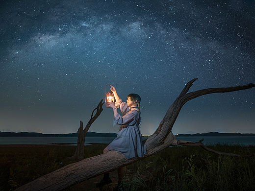 初遇银河（个人主页-ZNDg5MDA1OTY=） - 风光摄影 - 站酷设计师长桥菌原创素材 - 站酷ZCOOL