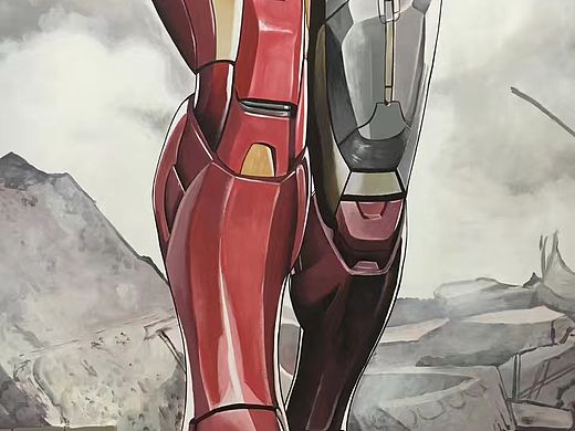 家庭手绘钢铁侠