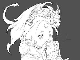 就算是這樣也畫了我半條命～難+_+