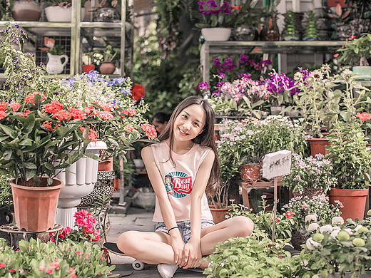 小镇的花