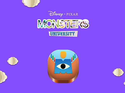 迪士尼怪兽大学主题ICON