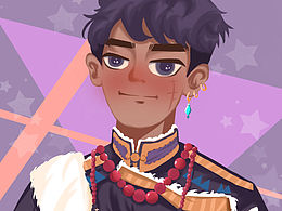 卡通頭像#丁真 #黑帥黑帥的