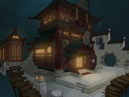 建筑（个人主页-ZMTU3NjM4NDg=） - 游戏原画 - 站酷设计师Bk20111原创素材 - 站酷ZCOOL