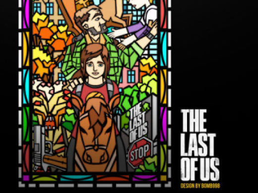 THE LAST OF US 教堂玻璃插画