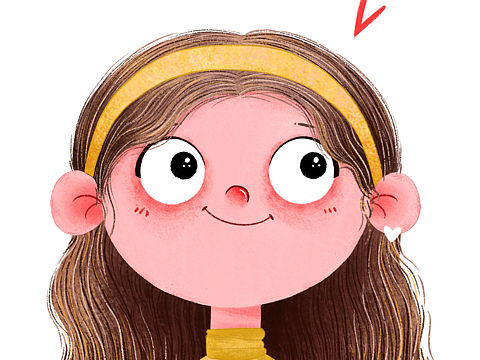 儿童插画头像（个人主页-ZNTQwNjcxMzY=） - 儿童插画 - 站酷设计师她说Queen原创素材 - 站酷ZCOOL