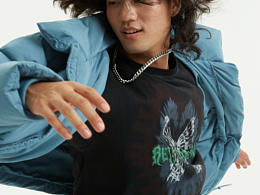 羽绒服白底拍摄