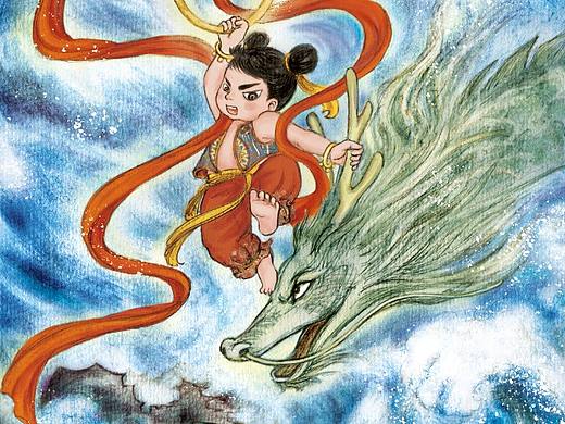 中国风儿童绘本插画