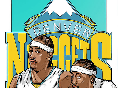 NBA球星插画（个人主页-ZNDQ5MDI1NjQ=） - 新锐潮流插画 - 站酷设计师Z62992091原创素材 - 站酷ZCOOL