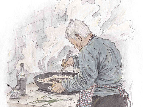 两张小插图（创作过程）