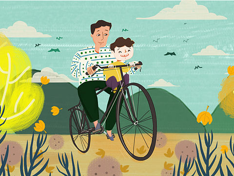 半临摹人物加场景（个人主页-ZNDI4NjEyMzI=） - 儿童插画 - 站酷设计师是仙人掌啊原创素材 - 站酷ZCOOL