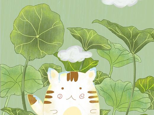 清明节原创插画