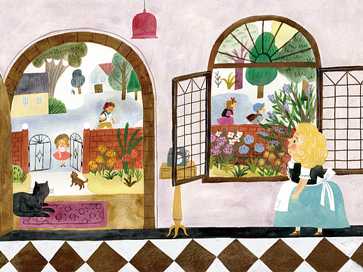 《小茶匙老太太》内文插图