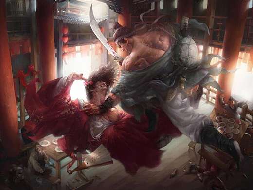 张墨一《水浒传》狮子楼斗杀西门庆