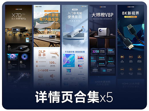 投影仪 | 详情页合集x5