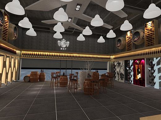 紅酒專賣店（個人主頁-ZMTczMjI2ODQ=） - 家裝設(shè)計 - 站酷設(shè)計師阿黃hy原創(chuàng)素材 - 站酷ZCOOL