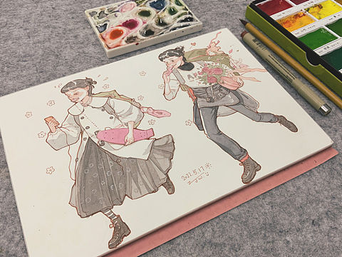 九天速写练习（个人主页-ZNjAwNDM1NDA=） - 创作习作 - 站酷设计师静微啊原创素材 - 站酷ZCOOL