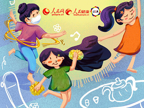 疫情当前，在家跳啦啦操吧！（个人主页-ZNDI4NjUzNzY=） - 商业插画 - 站酷设计师王钰迪原创素材 - 站酷ZCOOL